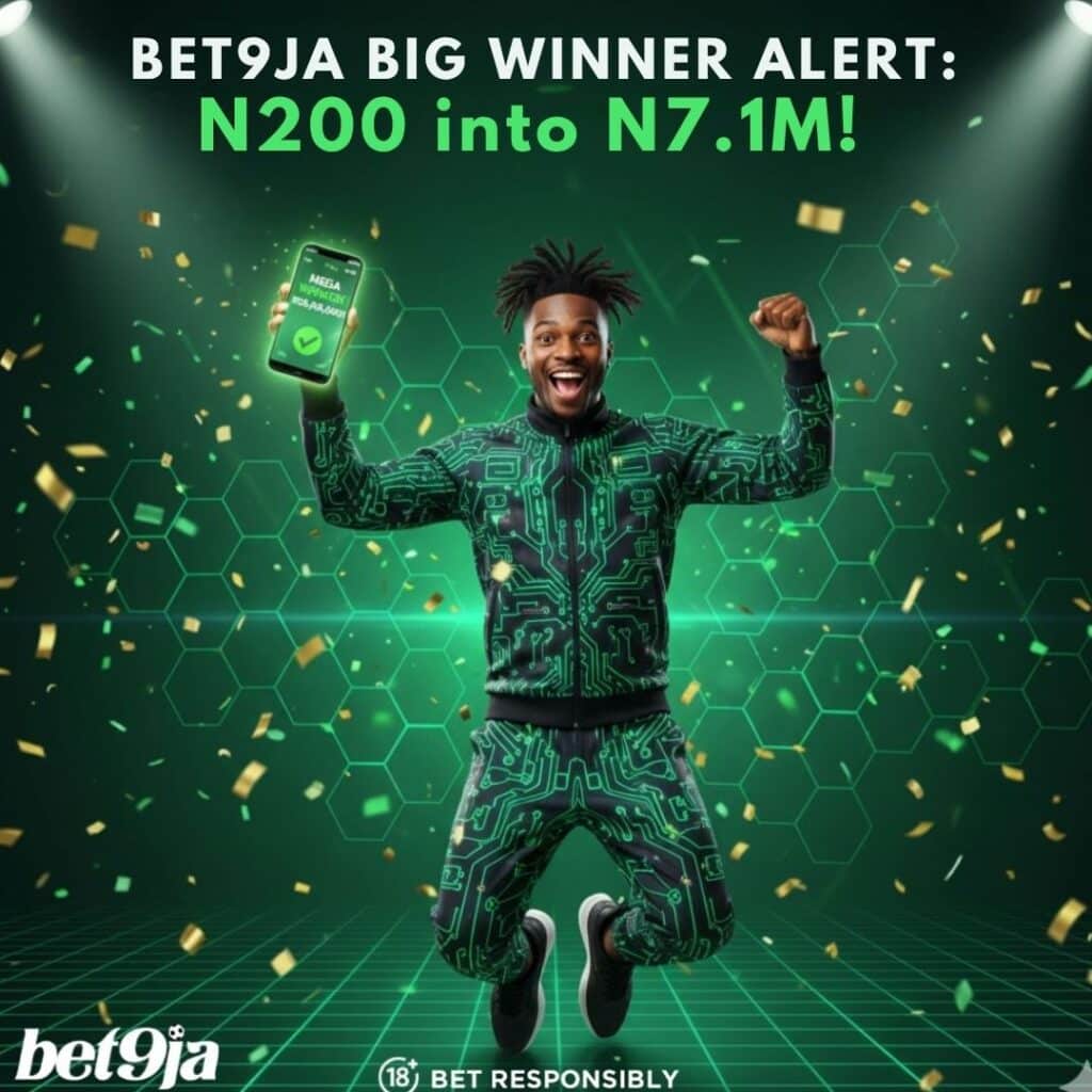 Bet9ja Promotion Code YOHAIG Big Winner Alert N200 into N7.1m 🏆 Bet9ja Promotion Code: YOHAIG - Big Winner Alert: N200 into N7.1m!